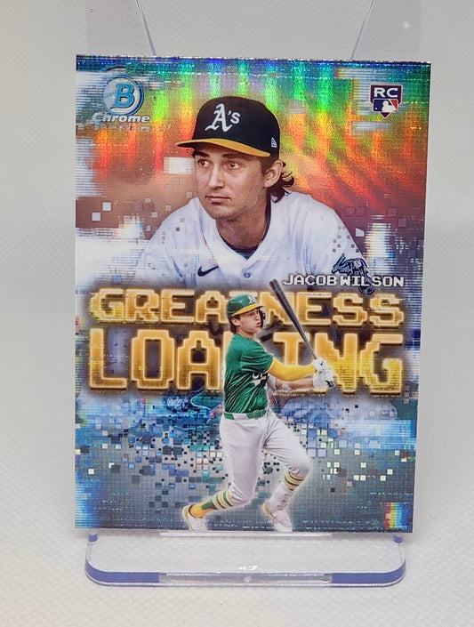2025 Bowman - Greatness Loading Jacob Wilson #GL-16 (RC)