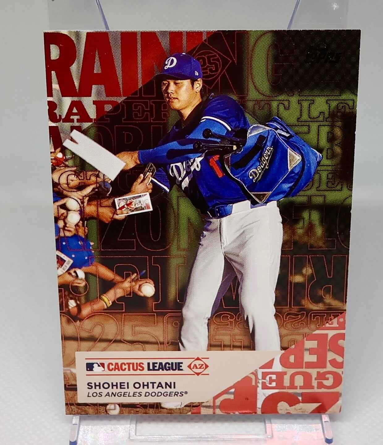 2025 Topps Series 1 - Training Grounds Shohei Ohtani #TG-10