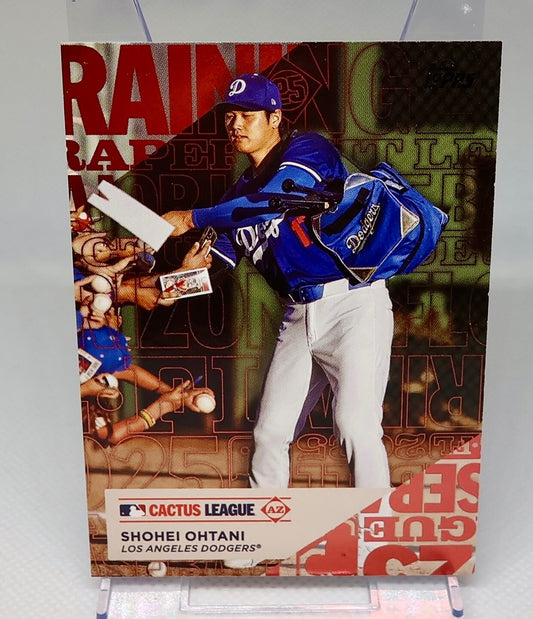 2025 Topps Series 1 - Training Grounds Shohei Ohtani #TG-10