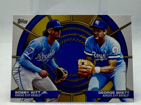 2025 Topps Series 2 - Dynamic Duos George Brett, Bobby Witt Jr. #DD-1