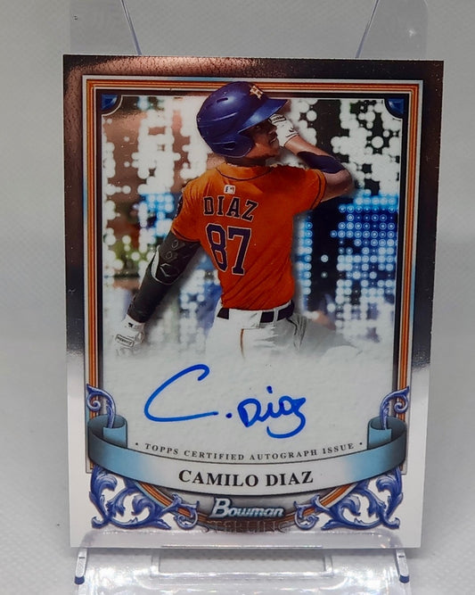 2024 Bowman Sterling - Prospect Autographs Camilo Diaz #PA-CD (AU, RC)