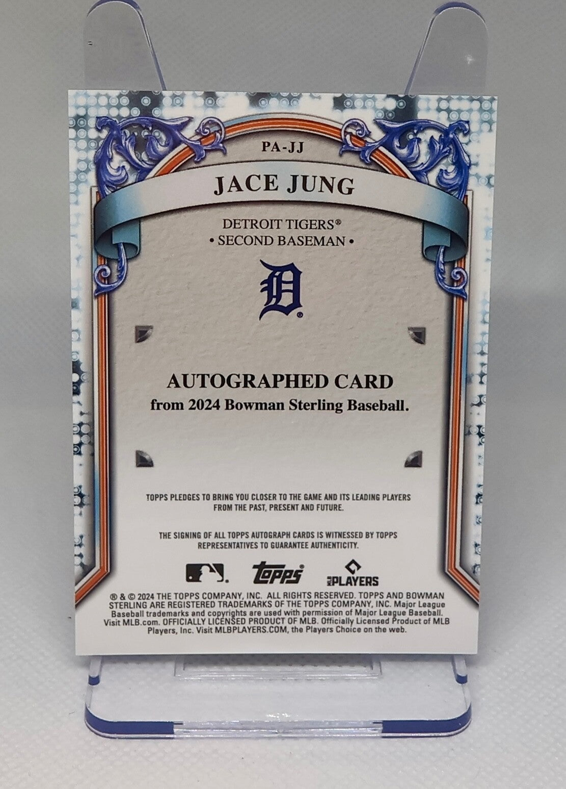 2024 Bowman Sterling - Prospect Autographs Jace Jung #PA-JJ (AU, RC)
